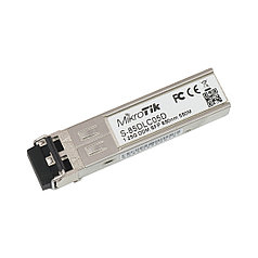 Трансивер, MikroTik, S-85DLC05D, SFP, 1.25G, MM, 850nm, 550m, Dual LC-connector