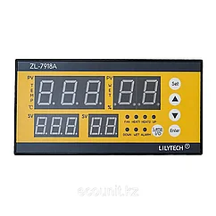 ZL-7918А LILYTECH Контроллер температуры и влажности для инкубатора (переворот, проветривание)
