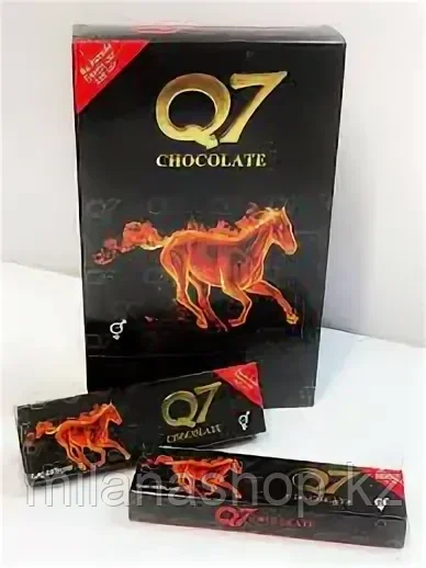Q7 Gold Chocolate - эпимедиумный шоколад для мужчин 12 шт