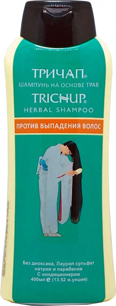 Тричап Против выпадения волос - Шампунь на основе трав 400 мл, фото 1