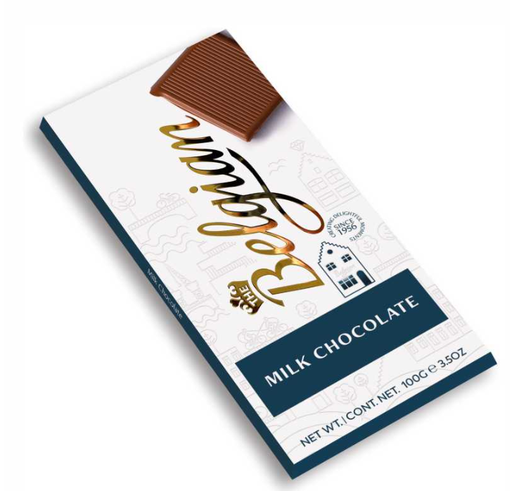 Молочный шоколад Belgian 100 гр.