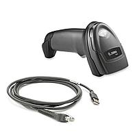 РУЧНОЙ СКАНЕР ШТРИХКОДА ZEBRA DS2208 2D, С КАБЕЛЕМ