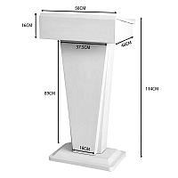 Металлическая трибуна (цвет Белый)