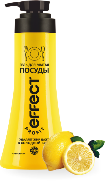 Средство Effect для посуды 450мл (лимонная долька)