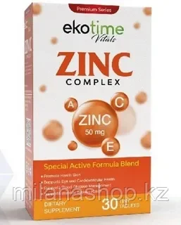 Ekotime Zinc Picolinate ( Цинк ) 30 капсул, фото 1