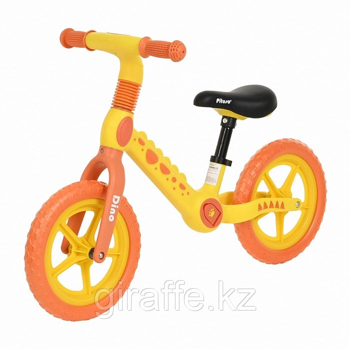 PITUSO Беговел Dino, Yellow/Желтый, колеса EVA 12"
