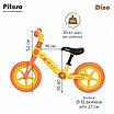 PITUSO Беговел Dino, Yellow/Желтый, колеса EVA 12", фото 3