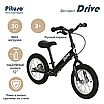 PITUSO Беговел Drive, Black/Черный, колеса AIR 12", тормоз, фото 6