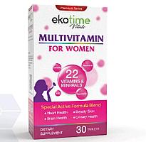 Ekotime Multivitamin For Women - витамины для женщин 30 табл