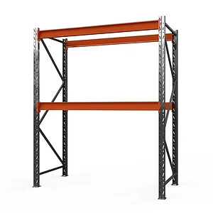 Стеллаж металлический Оптима, 2000x1250x785 мм. Ярусы: 2 шт. без настила