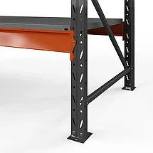 Стеллаж металлический Оптима, 2500x1250x785 мм. Ярусы: 3 шт. метал., фото 4