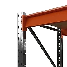 Стеллаж металлический Оптима, 3000x2500x785 мм. Ярусы: 4 шт. фанера, фото 3