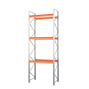 Стеллаж металлический паллетный 5000х1800х1100 мм. Ярусы: пол+3
