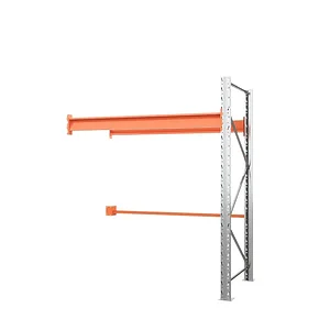 Секция приставная стеллажа металлического паллетного 2000х1800х1100 мм. Ярусы: пол+1