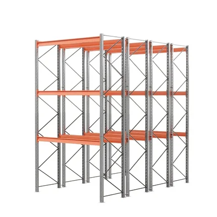 Стеллаж двойной глубины 5000х2700х1100 мм. Ярусы: пол+3 (г/п 2400 кг на ярус), фото 2