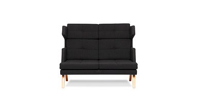 Диван двухместный Dallas с высокой спинкой