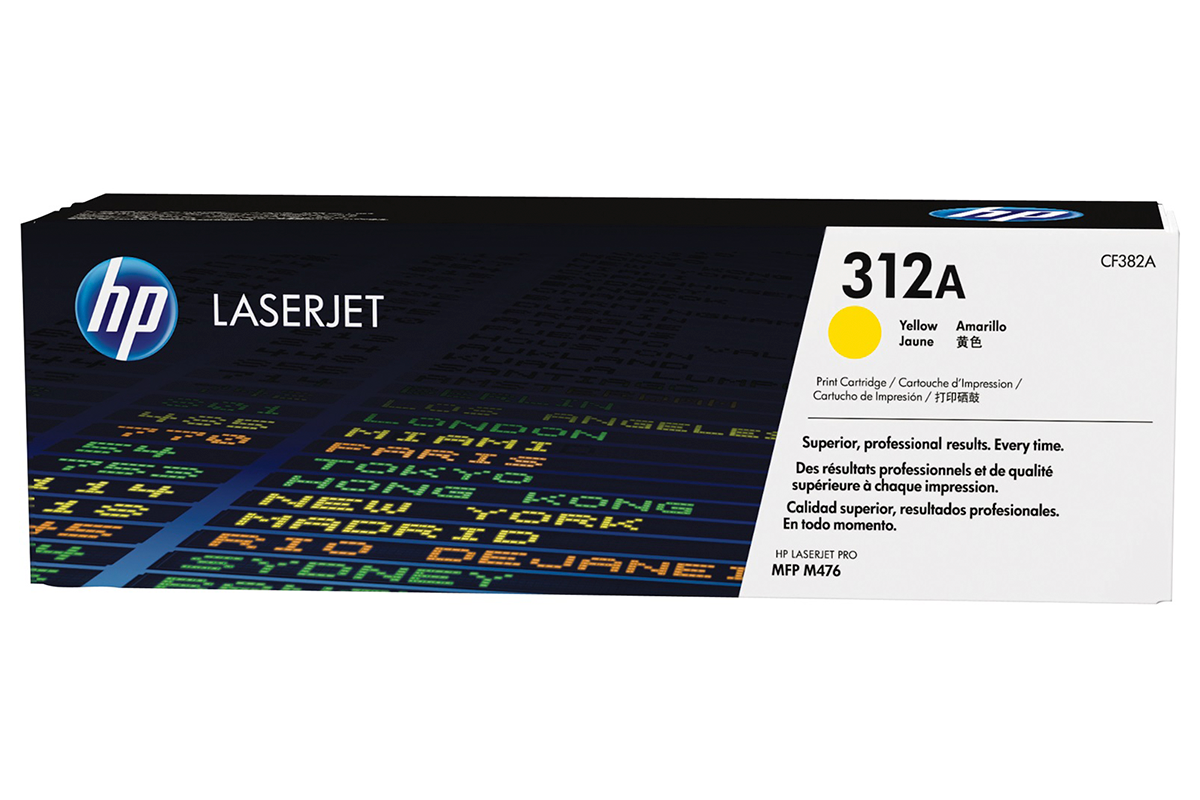 hp Лазерный картридж HP LaserJet CF382A Желтый
