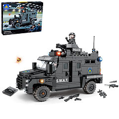 Конструктор спецназ «Фургон с пулеметом», 487 деталей