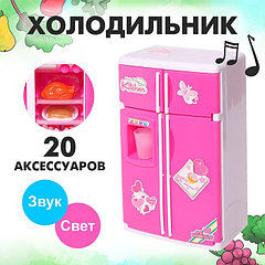 Бытовая техника «Холодильник двухдверный», 20 аксессуаров, свет, звук