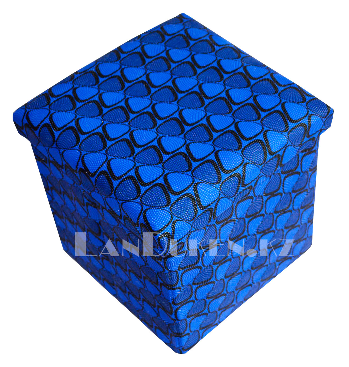 Пуфик органайзер складной синий  (A) 31* 29* 28 см, фото 1