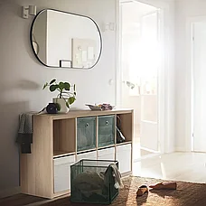 Стеллаж КАЛЛАКС под беленый дуб, 77x147 см ИКЕА, IKEA, фото 5