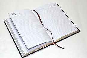 Ежедневник Notebook, A5, 112 листов, синий, фото 3