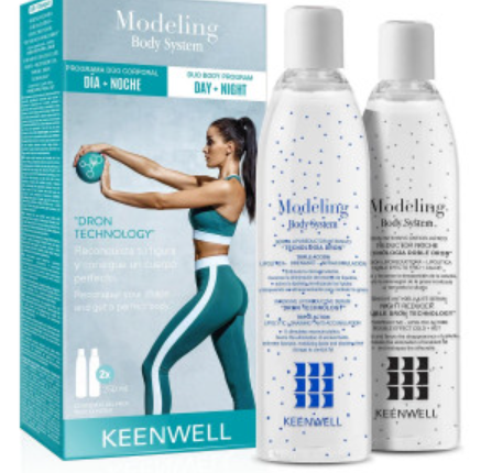 Keenwell Modeling Body System Set 9, 250 + 250 мл. - Липоредуцирующая + Ночная сыворотки 1 набор