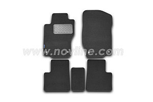 Коврики в салон MERCEDES-BENZ G-Class W463 (с подстаканниками) АКПП 2006->, внед., 5 шт. (текстиль)