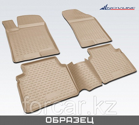         Коврики в салон TOYOTA Land Cruiser 200, 01/2012-> 4 шт. (бежевые)