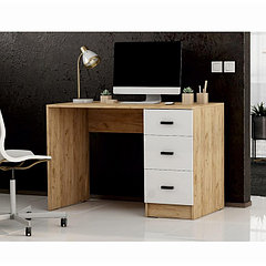 Стол письменный СТАНДАРТ, 1100х750х590, Дуб Вотан/Белый