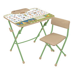 Детский набор мебели «С азбукой-2», складной, 3-7 лет