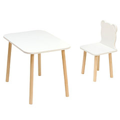 Стол и стул детский комплект «Скандик Абвиль. Мишка»