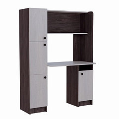 Стол компьютерный СК - 1 со шкафом, 1196 х 504 х 620, Анкор темный/Светлый