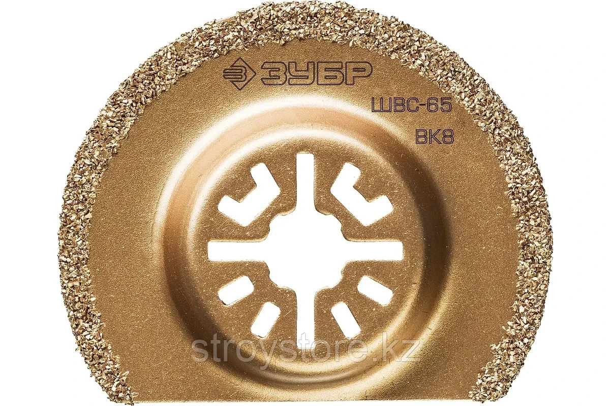 Насадка шлифовальная сегментная, OIS-хвост. ЗУБР Профессионал ШВС-65, 65 мм