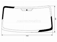 Стекло лобовое JAC N35 15- / Sollers Argo 22-