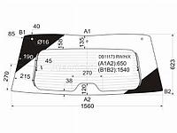 Стекло заднее (Цвет зеленый/ Обогрев) Chevrolet Tahoe 06-14 / Cadillac Escalade 06-15 / Chevrolet Su