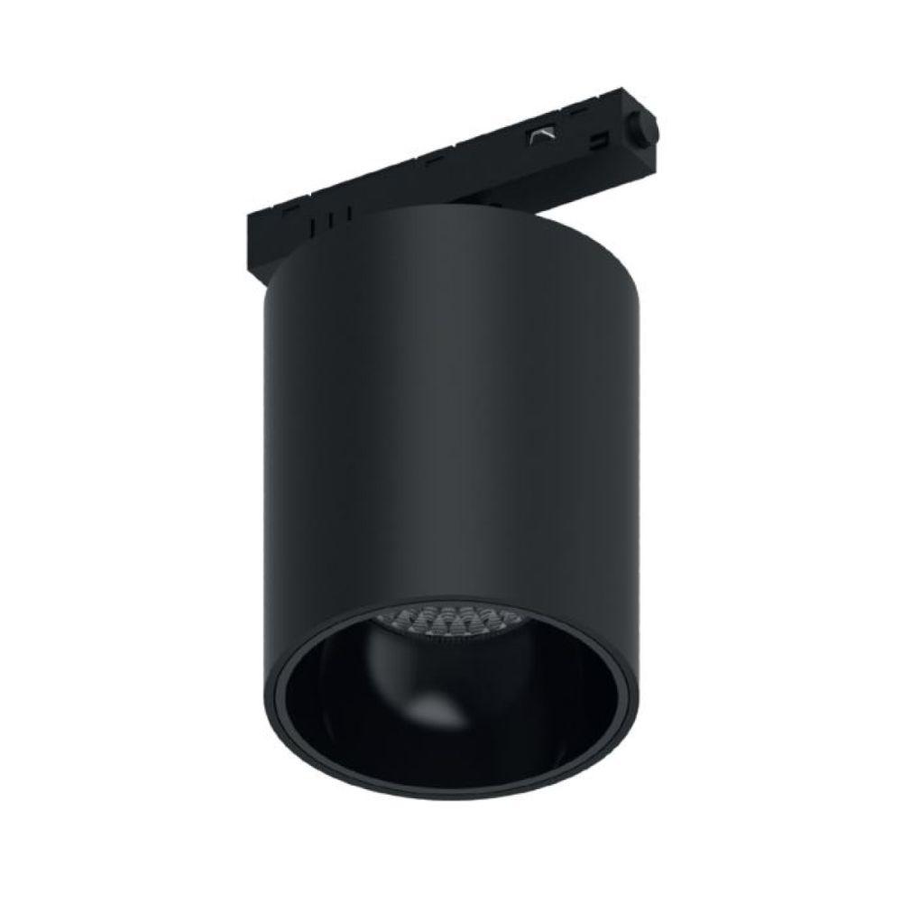 Светильник трековый на шинопровод, - (ДПО) FERON MGN310, 20W, 4000К (белый), 48V, 1800Lm, цвет черный, фото 1