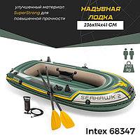 Двухместная надувная лодка Intex 68347 Seahawk 2