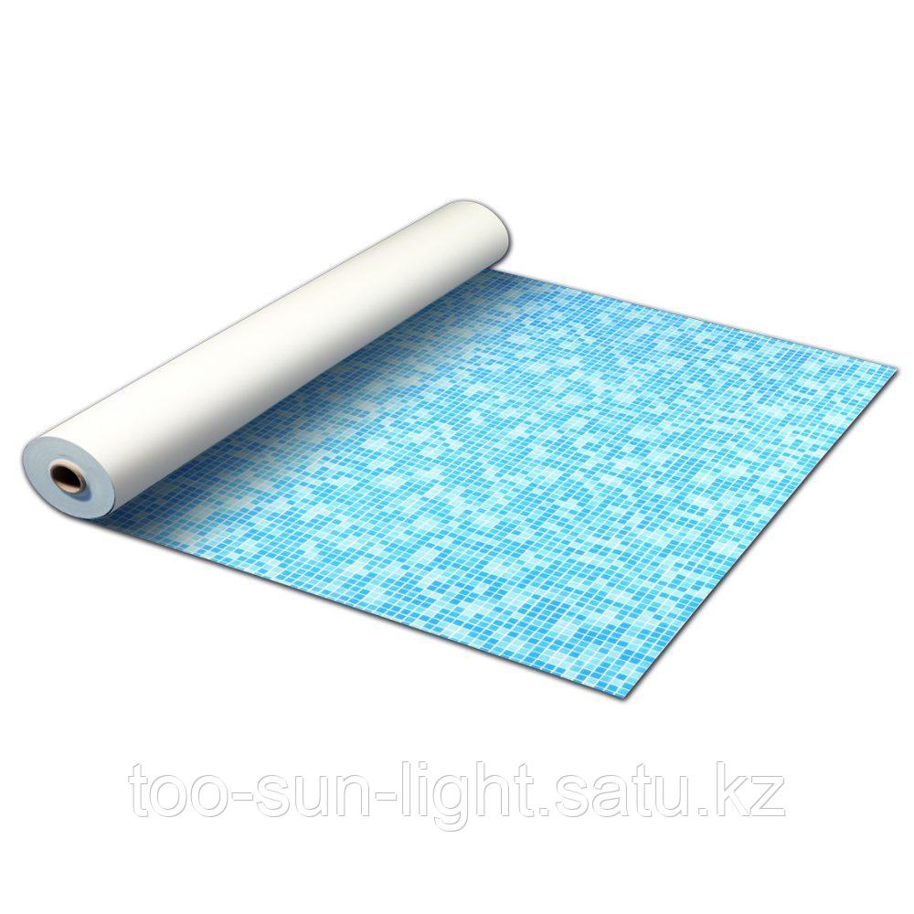 Пленка ПВХ ALKORPLAN 3000 противоскользящая Bysance Blue (светло-синяя мозаика)