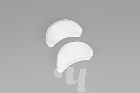 Салфетки-бобы под глаза Чистовье (непромокаемые), белый, 100 шт/упк