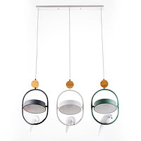 Светильник BayerLux "Пиатти голубь" 3LED 72Вт 3000-6000К зеленый белый серый 22х22х43-85 см 766591 ...