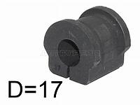 Втулка стабилизатора переднего D=17 VOLKSWAGEN POLO 01-15/SKODA FABIA 00-15/RAPID 12-15/AUDI A1 11-