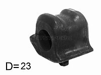 Втулка переднего стабилизатора D=23 TOYOTA RAV4 15-/PRIUS A 11- LH