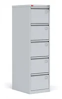 Картотечный металлический шкаф для хранения документов КР-5 (1645х465х630мм)