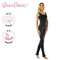 Комбинезон для гимнастики и танцев Grace Dance, р. 40, цвет чёрный