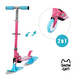Самокат-снегокат 2 в 1 Snow Cat