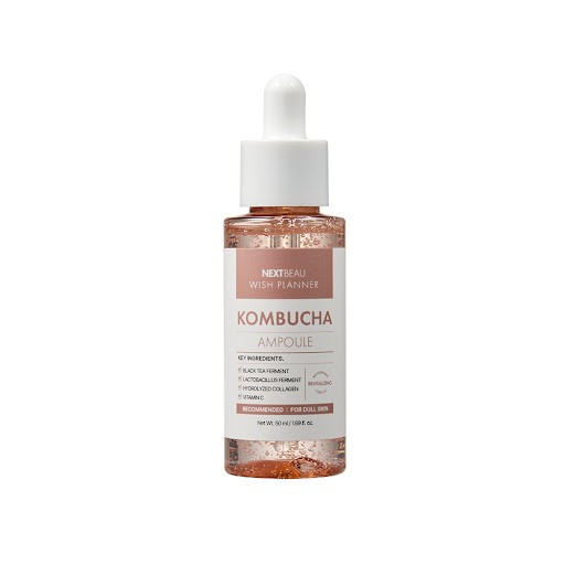 Сыворотка для лица NEXTBEAU Wish Planner Kombucha Biome Ampoule с экстрактом биома комбучи 50 мл