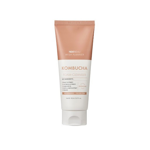 Пенка для умывания NEXTBEAU Wish Planner Kombucha Biome Foam Cleanser с экстрактом биома комбучи 150 мл