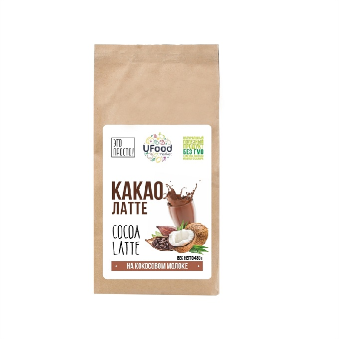 Какао латте UFOOD.MARKET, 480 г.