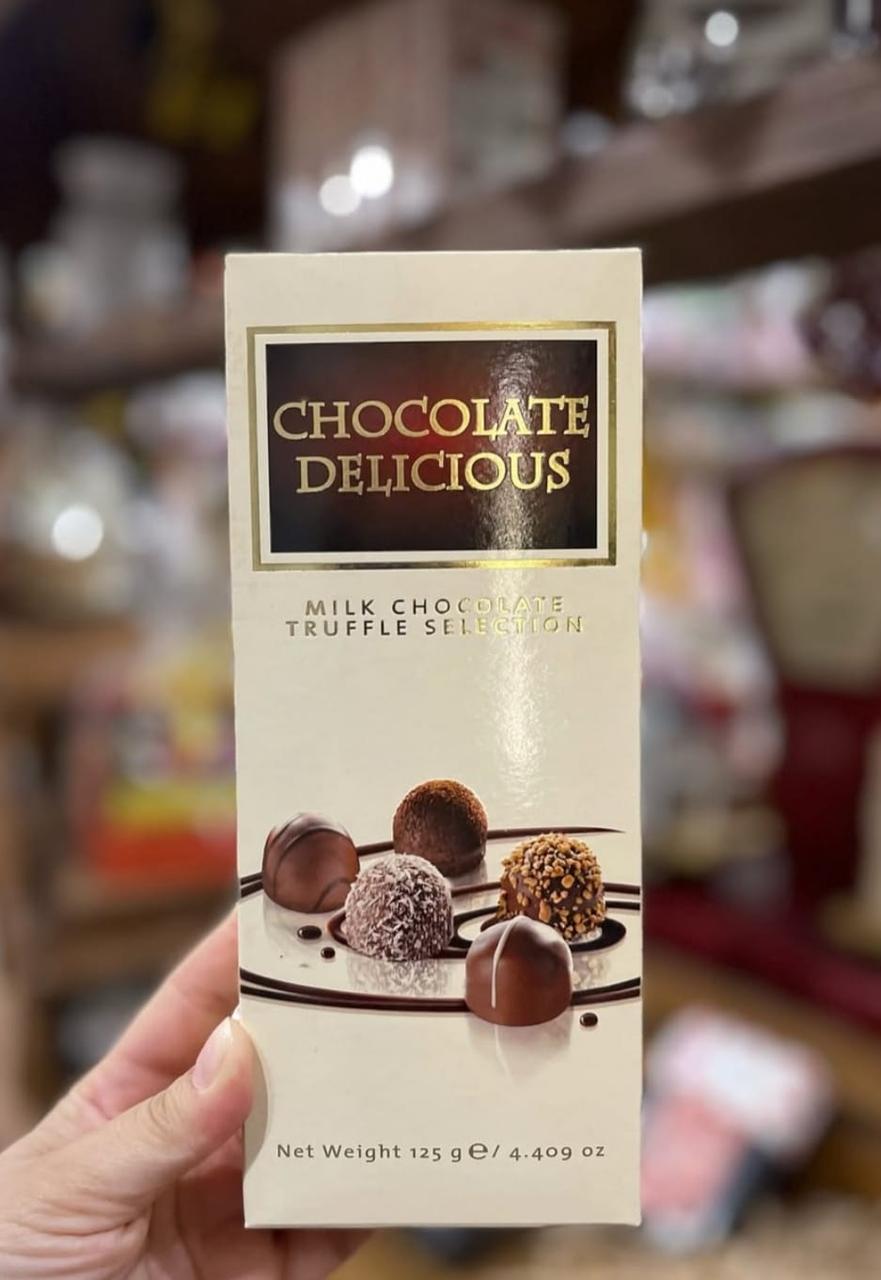 Трюфели из молочного шоколада Chocolate delicious 125гр./ Германия